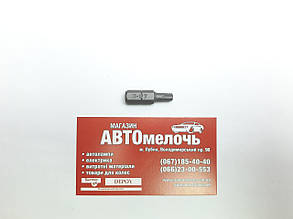 Біта 6-ти гранна 5/16" з отвором ТОRX T27 Toptul