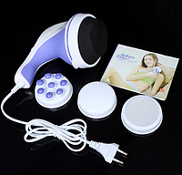 Масажер домашній для шиї та плечей електричний для інтенсивного масажу з насадками Relax and Ton