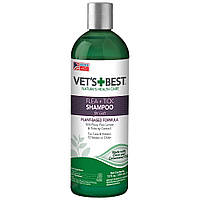 Шампунь проти бліх і кліщів для котів Vet's Best Flea Tick Shampoo for cats 355 мл