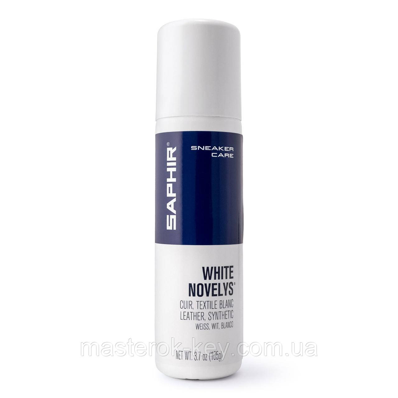 Біла фарба для взуття White Novelys SAPHIR 75 мл