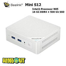 Beelink Mini S12 Mini PC Intel® N95, 16GB+500Gb