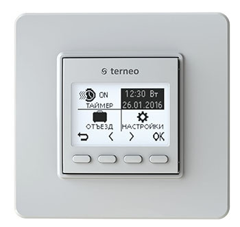 Програмований терморегулятор Білий DS Electronics terneo pro* (без виносного датчика)(terneopron)
