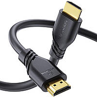 Кабель HDMI 8K, 15 м SOOMFON, 48 Гбіт/с, високошвидкісний кабель HDMI 2.1, 8K за 60 Г, Amazon, Німеччина