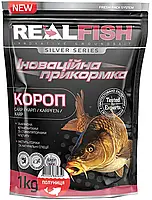 Прикормка RealFish Короп Полуниця 1кг