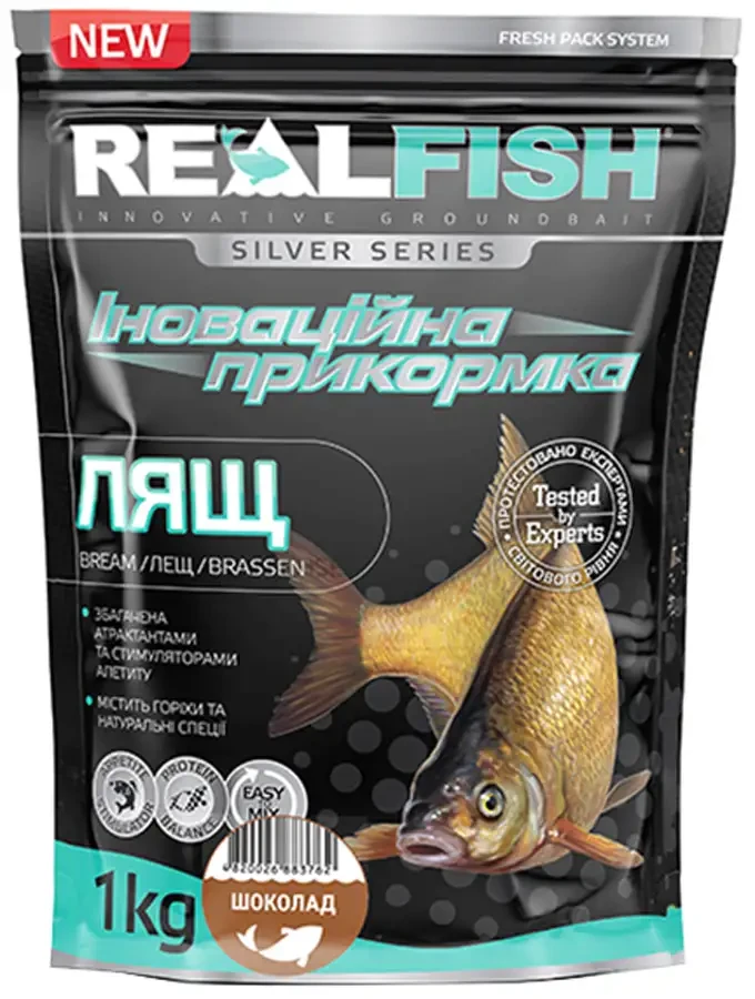 Прикормка RealFish Лящ Шоколад 1кг