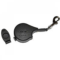 Рулетка-повідець для середніх і великих порід Flexi CLICK 3 чорного кольору 0,5 м/35 кг