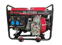 Генератор дизельный Edon ED-GT 12000 (8.0/8.5 кВт, 220 В) мощный генератор дизельный для дома и дачи TLT