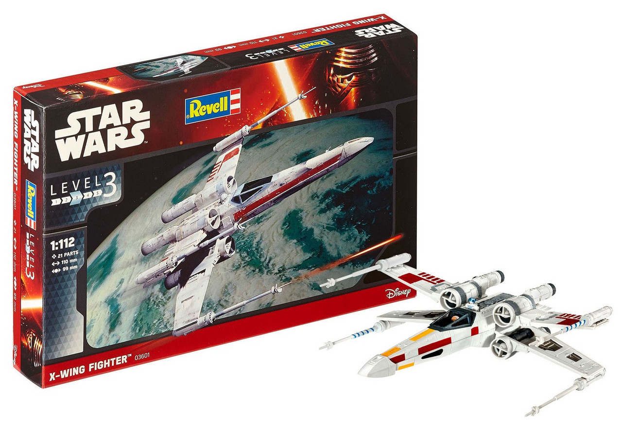 Збірна модель Revell Зоряний винищувач X-крил рівень 3 масштаб 1:112 (RVL-03601)