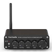 Усилитель звука Fosi Audio BT30D black+блок питания 19V. Bluetooth 5.0, 2x50W+100W