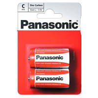 Батарейка Panasonic C R14 RED ZINK * 2 R14REL/2BPR DAS