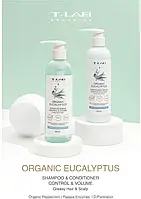 Набор по уходу за жирными волосами Eucalyptus Shampoo And Conditioner Set T-lab Professional 250/250 мл