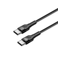 Дата кабель USB-C to USB-C 1.0m 3.0A black ColorWay CW-CBPDCC047-BK DAS