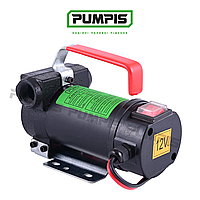 Насос для перекачки дизельного топлива PUMPIS 12-40, 12В - 40 л/мин