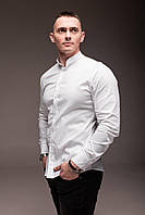 Мужская белая рубашка с длинным рукавом "Modern"