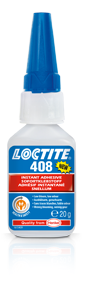 Моментальний клей Loctite 408 (Локтайт 408) — кристальний шов без нальоту, 20 г