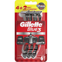 Бритва Gillette BLUE 3 6шт 7702018516759/7702018362585 DAS