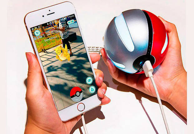 Зовнішній акумулятор Pokemon GO Poketball 10000 mAh, фото 2