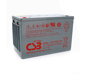 Акумуляторна батарея CSB XHRL12475W, 12 V 118.8 Ah (343х213х170 мм)