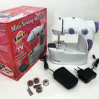Швейная машинка 4в1 портативная Digital FHSM-201, швейная машинка пластик, детская IY-840 швейная машинка