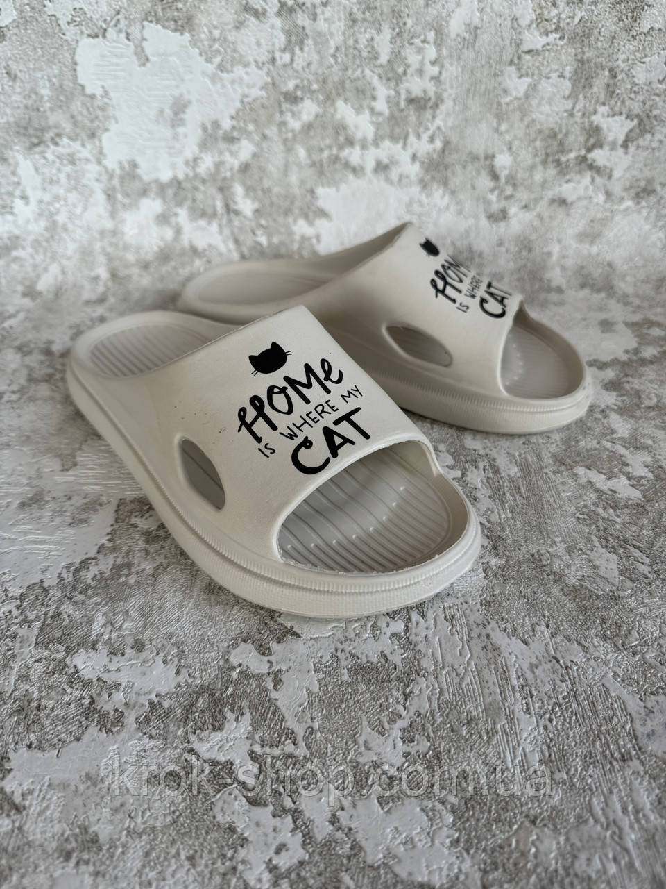 Шльопанці жіночі піна Крек гуртом, фото 1