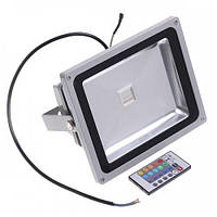 Прожектор LED 50 W RGB + пульт 6500 K IP65 1LED 