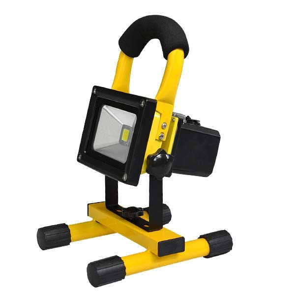 LED прожектор акумуляторний 10w 6500К IP65, фото 1