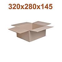 Картонна коробка | Гофроящик 320 × 280 × 145 коричневий
