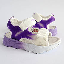 0410C Босоніжки для дівчинки градієнт тм Том розмір 29 - устілка 19 см, фото 2