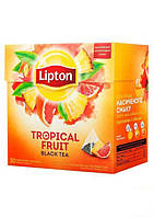 Чай черный Tropical fruit ТМ "Lipton" 20 пакетиков по 1.8г