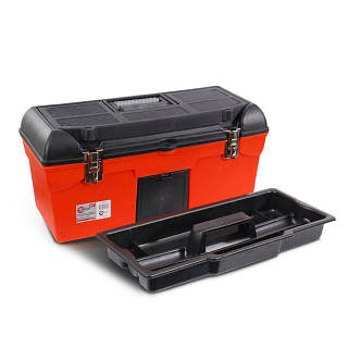 Ящик для інструментів, з металевими замками, 24", 610*255*251 мм  Intertool TLT BX-1123