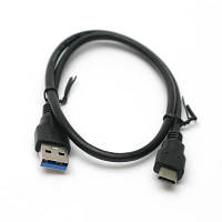 Дата кабель USB 3.0 AM Type C 0,5m PowerPlant KD00AS1253 DAS