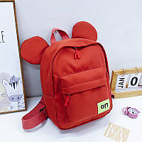 Тор! Детский рюкзак TD-705 на одно отделение с ремешком и ушками Red