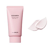 Солнцезащитный крем The Saem Sun Eco Earth Pink Sun Cream SPF50+ PA++++ 50 мл