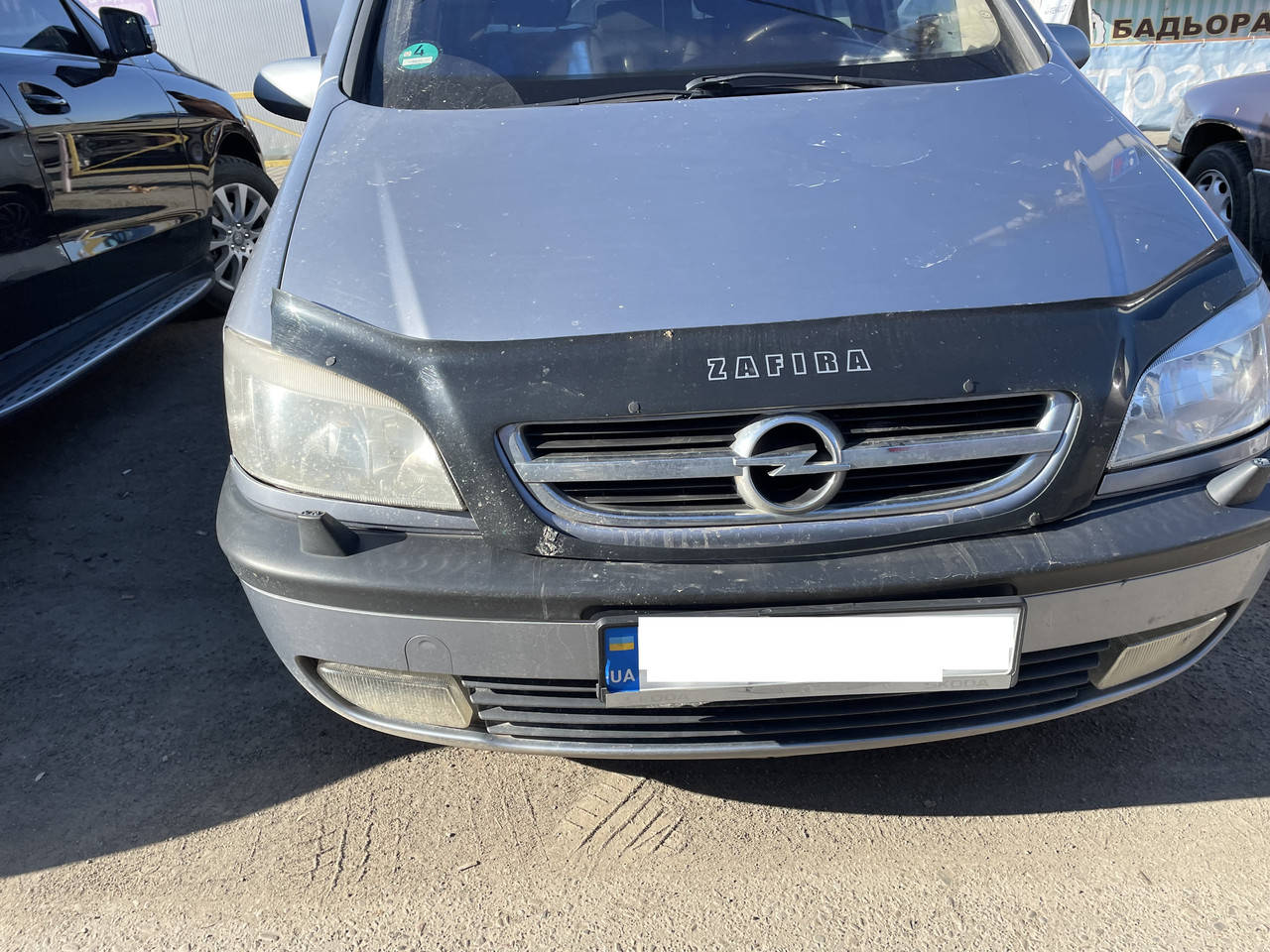 

Дефлектор капота, мухобойка Opel Zafira A с 1998 г.в. VIP