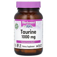 Bluebonnet Taurine 1,000 mg 50 капсул DS