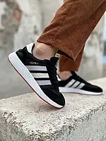 Мужские кроссовки Adidas Iniki RUNNER BOOST, черно-белый, Вьетнам Адідас Інікі Ранер Буст чорно-білі