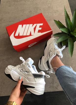 Женские кроссовки Nike M2K Tekno, Найк М2К Текно білі з чорним - фото 1 - id-p2188197522