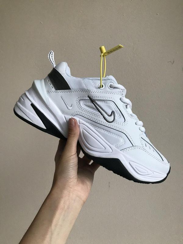 Женские кроссовки Nike M2K Tekno, Найк М2К Текно білі з чорним - фото 2 - id-p2188197522