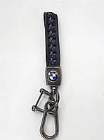 Брелок до ключів плетений з карабіном BMW DAS