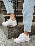Air force 1 low white (Топ качество) Жіночі кросівки Найк Еір Форс 1 лов білі