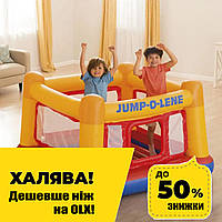 Детский надувной игровой центр батут "Домик" (174*174*112см) Intex Jump-O-Lene 48260