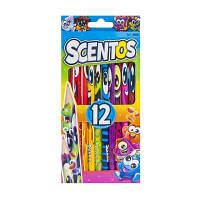 Карандаши цветные Scentos Ароматные карандаши ФАНТАЗИЯ 12 цв. 40515 DAS