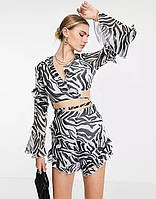 Блуза Asos 38 разноцветный 115066281