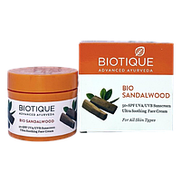 Крем Біо Сандал 50 г, Biotique Bio Sandalwood 50+SPF Cream