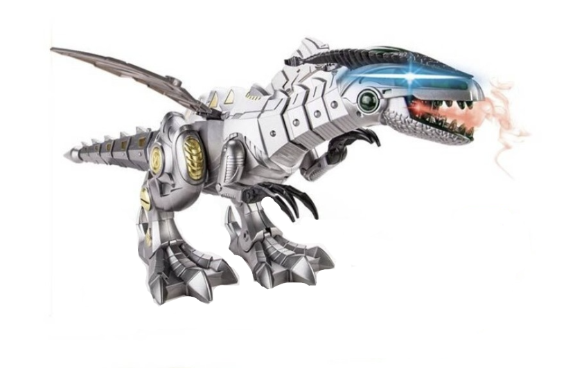 Динозавр 881-3, рухливі кінцівки, світлові та звукові ефекти, дихає парою.