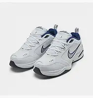 Мужские кроссовки Nike AIR MONARCH IV, (Найк Аір Монарх 4), кожа, белый, Вьетнам 42