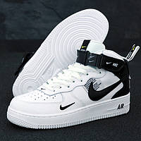 Женские кроссовки Nike Air Force 1 High 07 LV8, кожа, черно-белый, Вьетнам 37