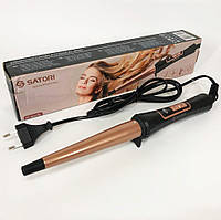 Утюжок для завивки волос Satori SS-3510-BL | Прибор для завивки волос | Мини YA-477 плойка гофре