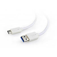 Дата кабель USB 3.0 AM to Type-C 1.0m Cablexpert CCP-USB3-AMCM-1M-W DAS