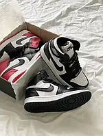 Женские кроссовки Nike Air Jordan 1 Retro High, кожа, черно-белый, Вьетнам Найк Еір Джордан 1 Ретро Хай